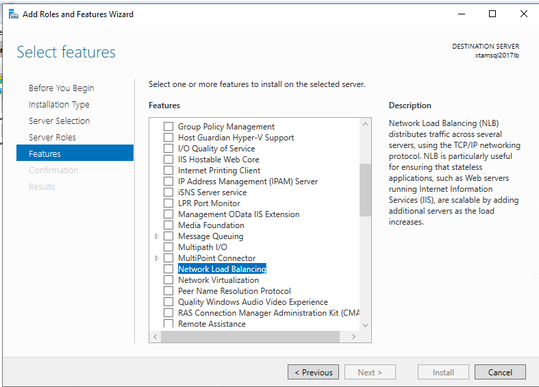 Windows NLB Server Manager 2